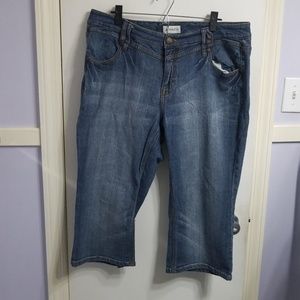 Euc. Venezia denim capri.